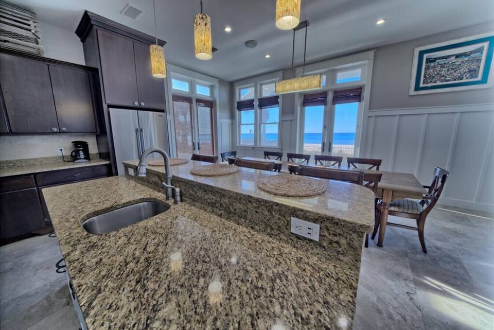 Main House Kitchen with ocean views