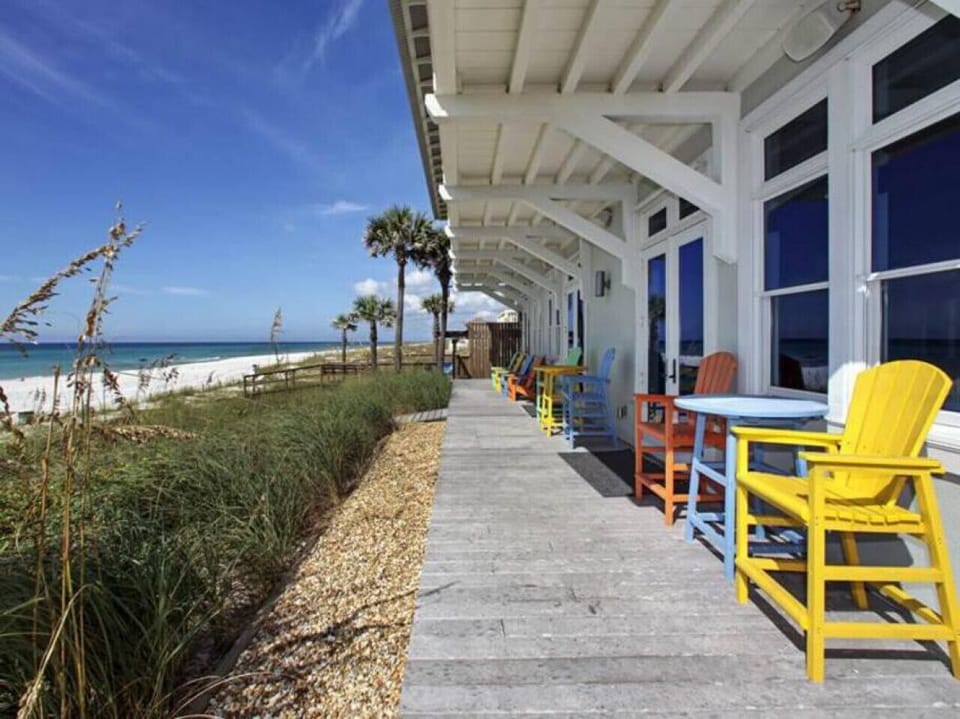 View from the back deck of main house with ocean views