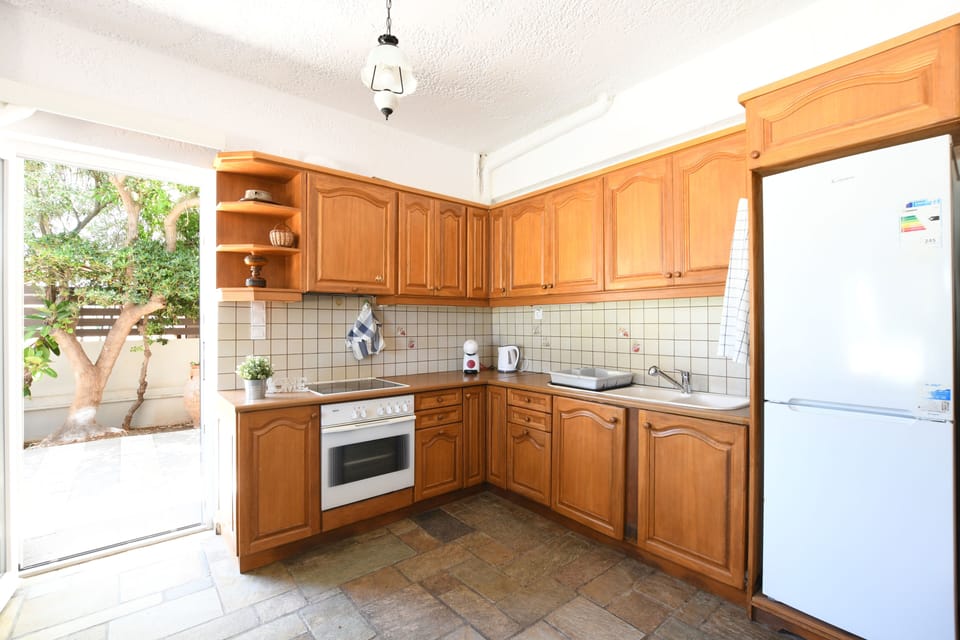 Luxury Villa | Private kitchen | Espresso maker, electric kettle, highchair
