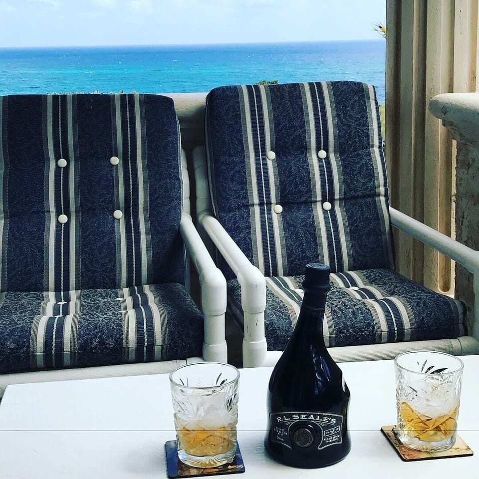 Patio with great sea view.