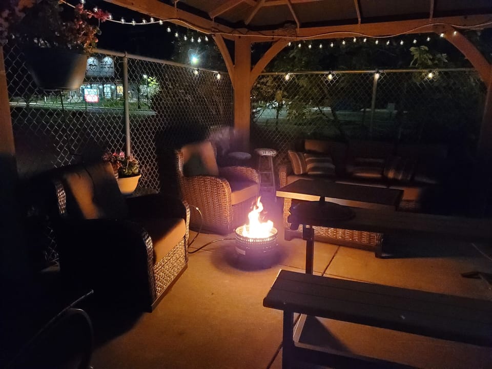 Outside sitting area