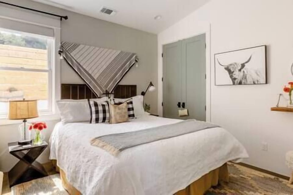 Cal King bedroom with bathroom!