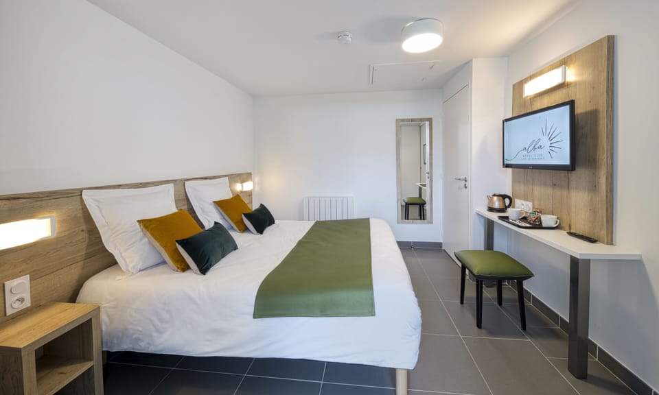 Comfort Double Room | Premium bedding, blackout drapes, soundproofing, free WiFi