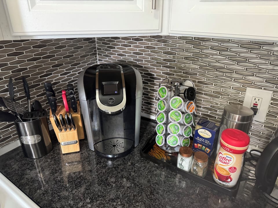 Coffee, tea station