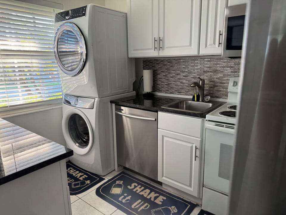 Washer and dryer