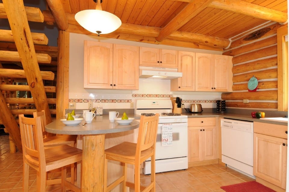 View of the kitchen from the laundry room 