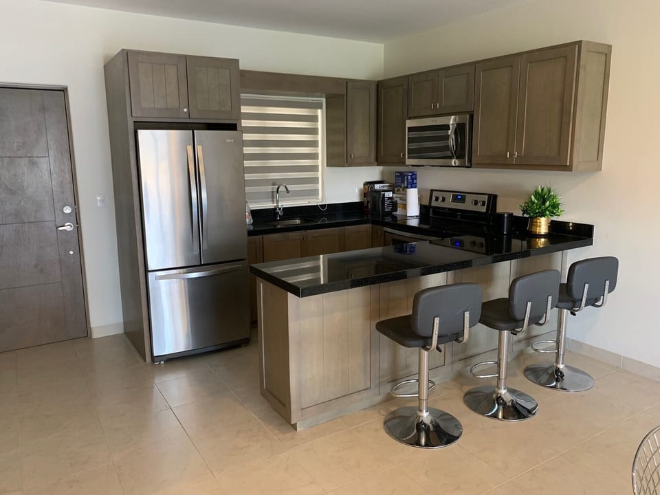 Kitchen and dining area