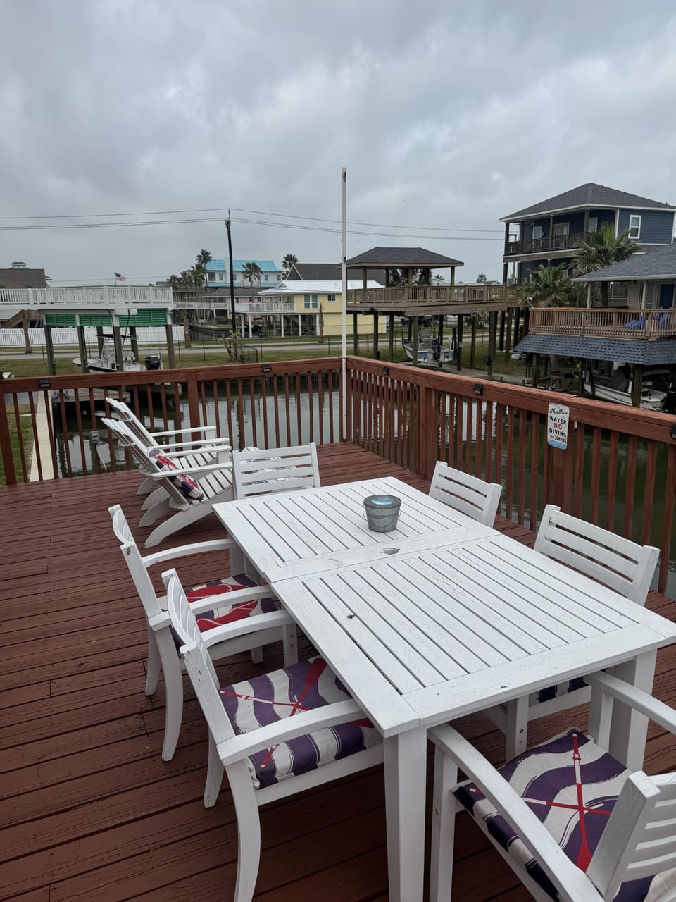 View from upstairs deck