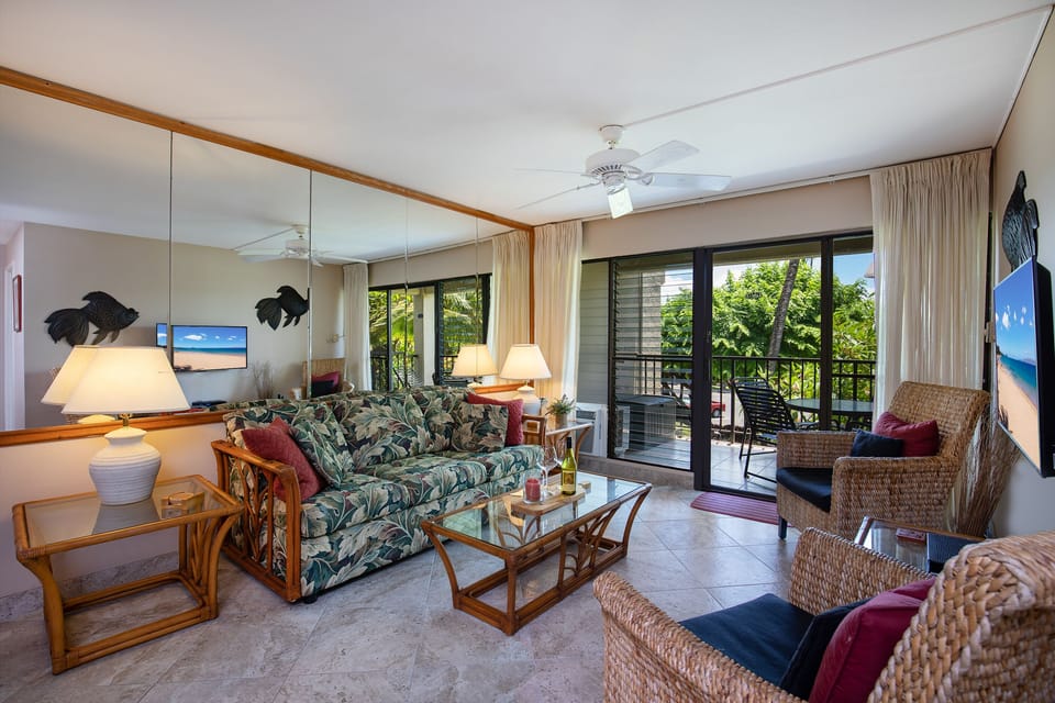There's AC but trade winds mostly do the job!