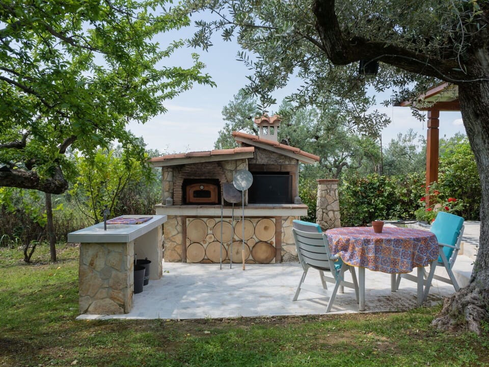 Plant, Sky, Tree, Shade, Cottage, Wood, Leisure, Landscape, Outdoor Furniture, Chair