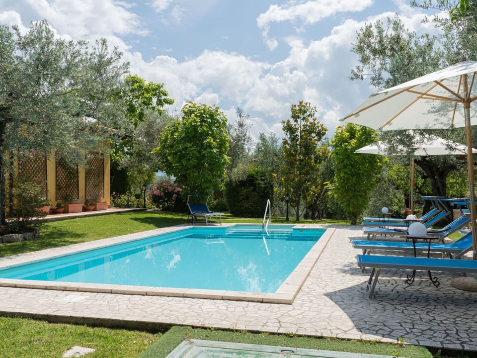 Water, Plant, Cloud, Property, Sky, Swimming Pool, Azure, Botany, Shade, Tree