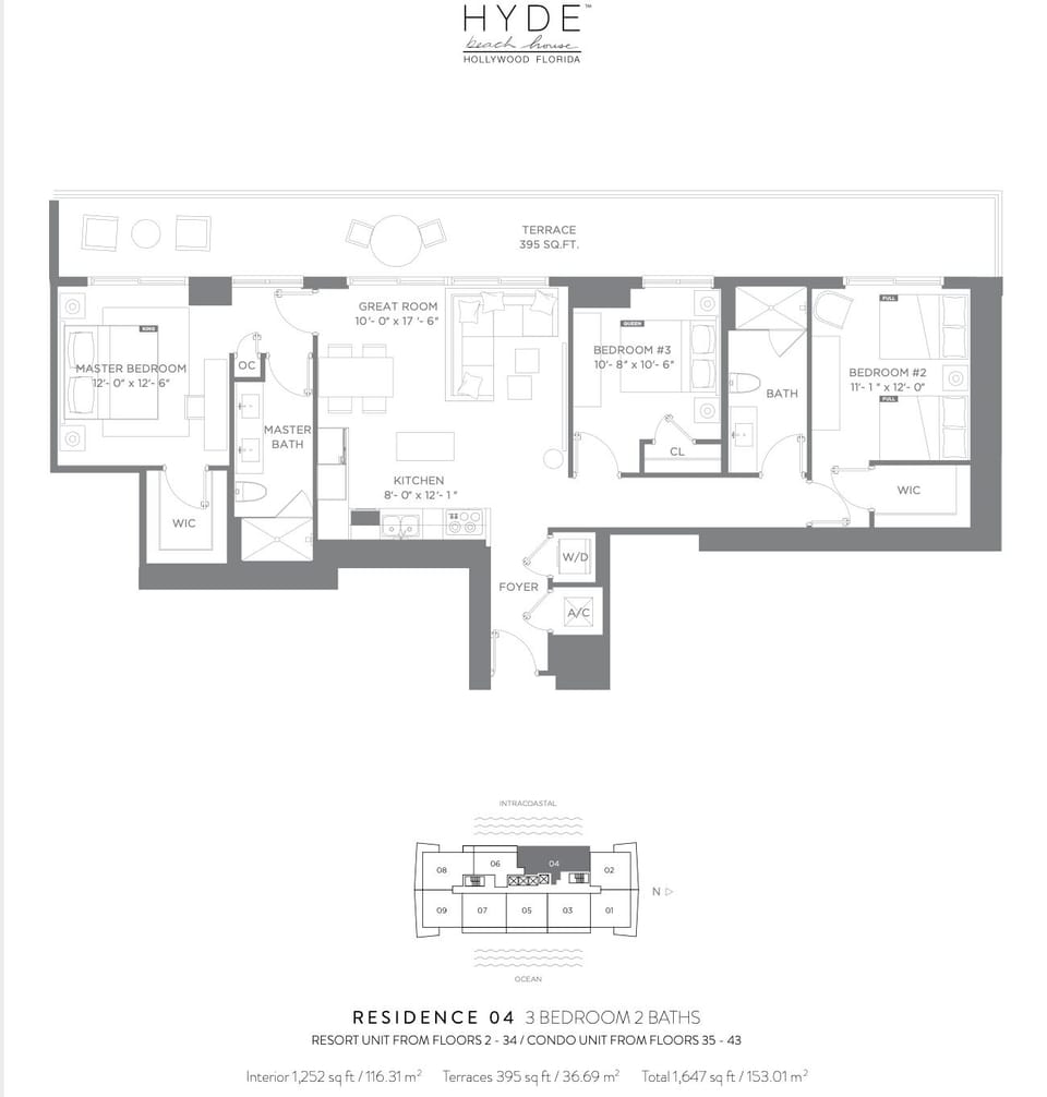 A master floor plan