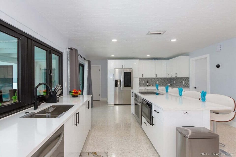 Open Kitchen with with View of Lanai