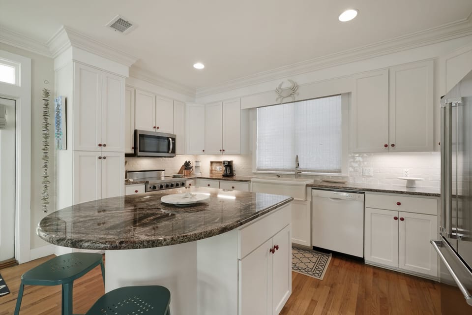 FIRST STORY FULLY EQUIPPED, RENOVATED KITCHEN