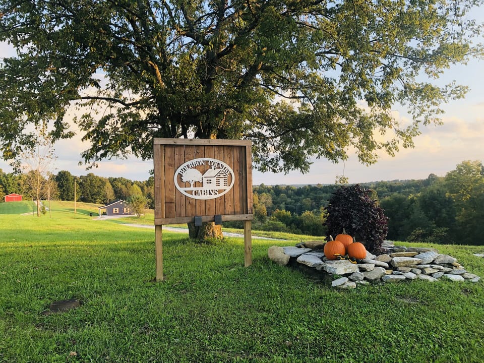 Look for our sign and you will know you are Bourbon Country Cottage!