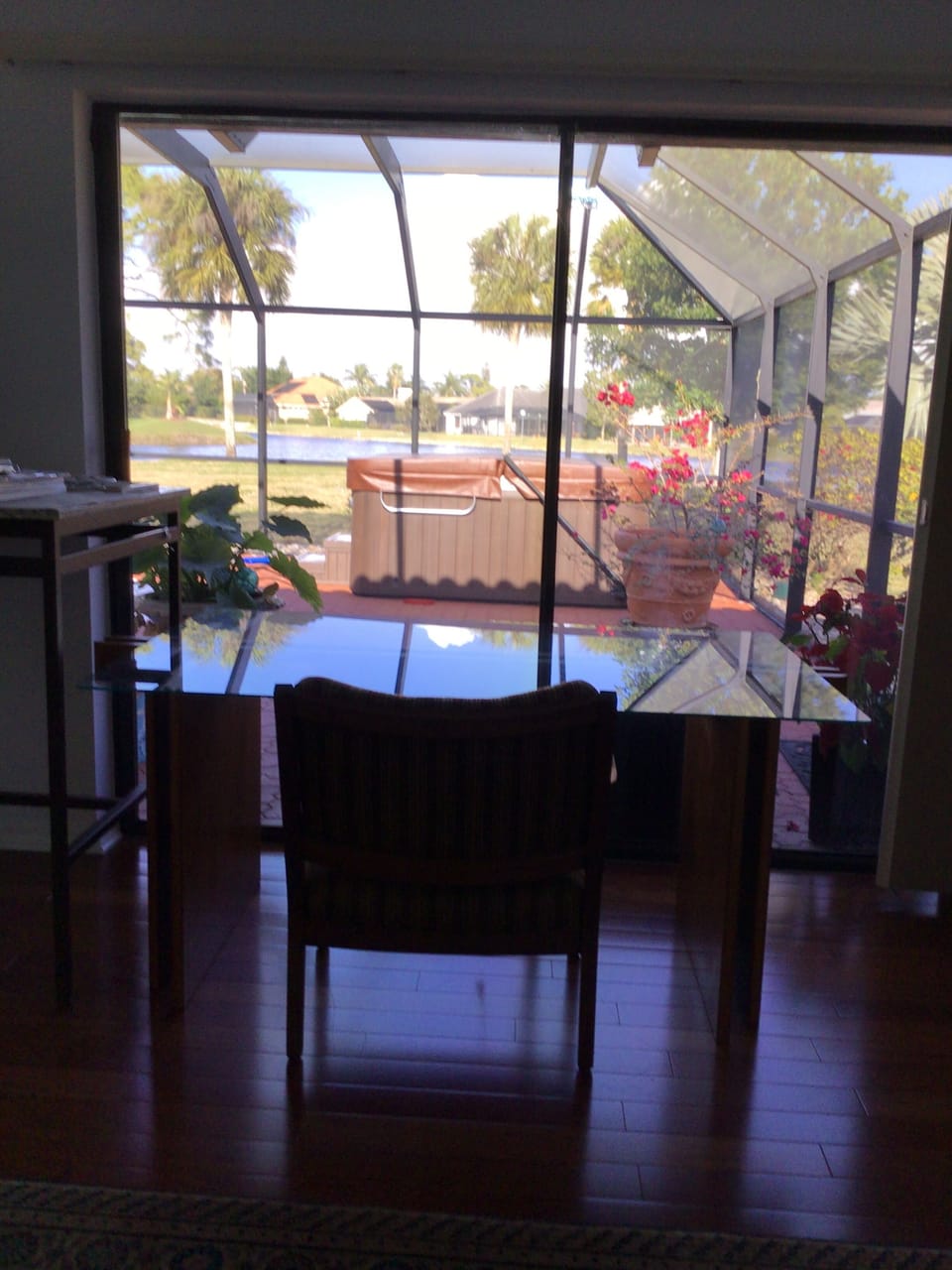 Desk view to Lake