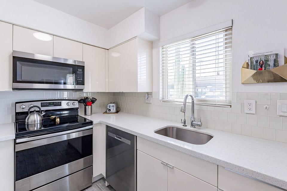 Kitchen has everything you need to cook, BBQ, and entertain your family or guest