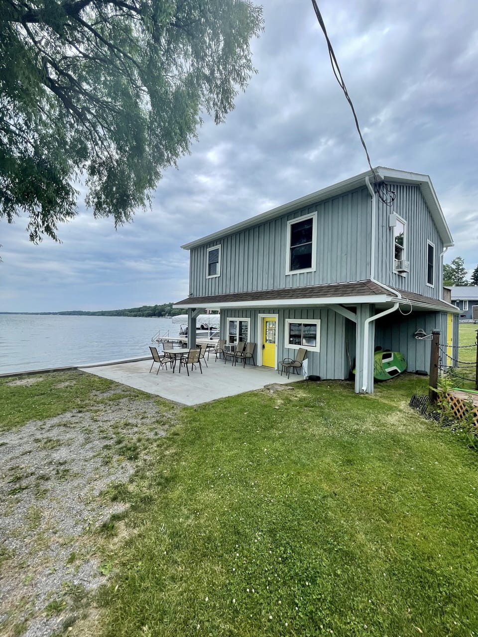 Parking available outside cottage