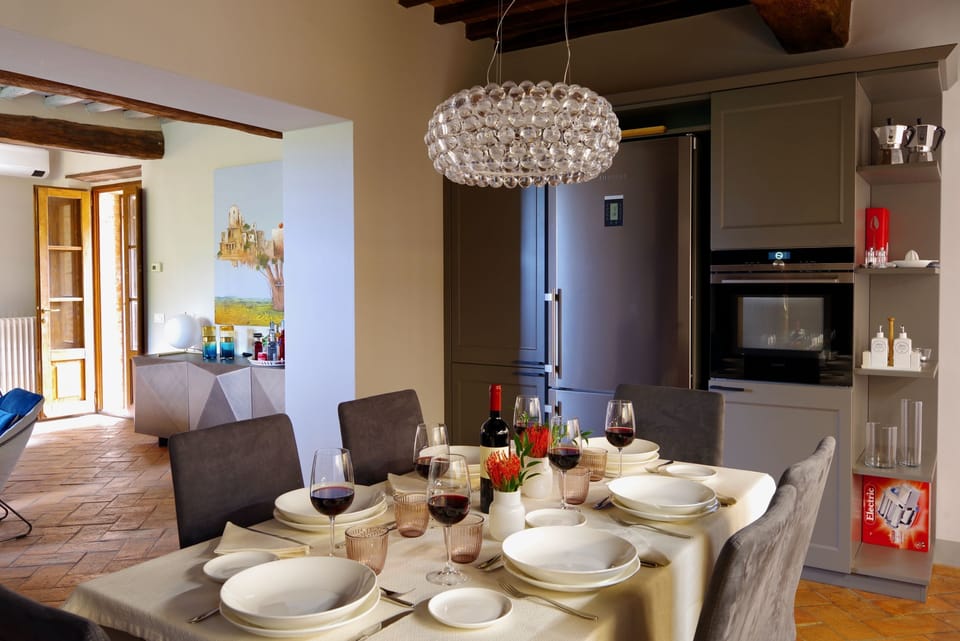 Serena al Casalone The Kitchen/Dining Room