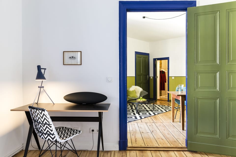 City Apartment, 1 Bedroom | Premium bedding, desk, laptop workspace, blackout drapes