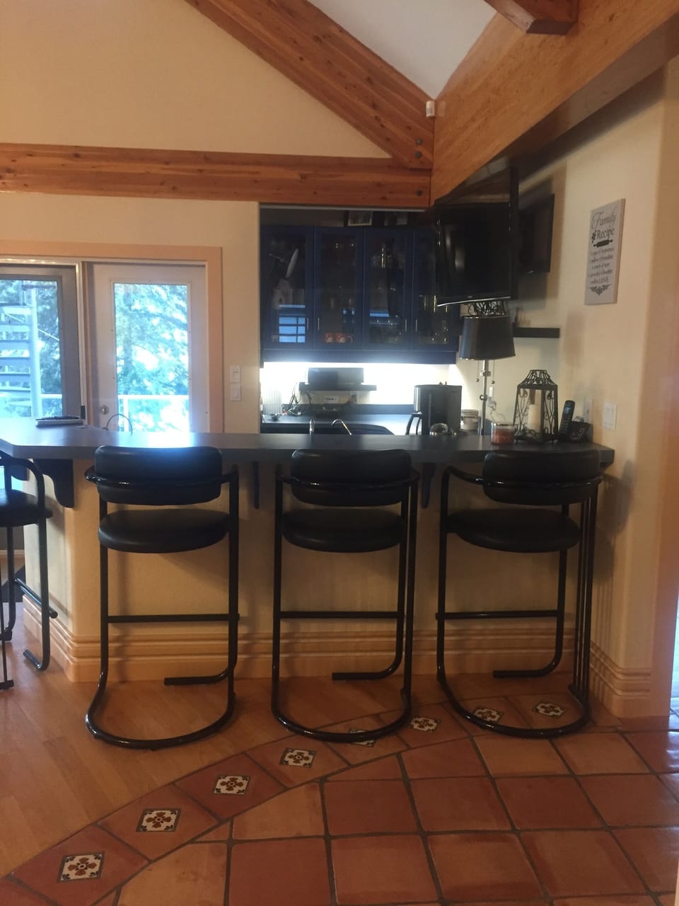Bar, coffee station area on the main floor
