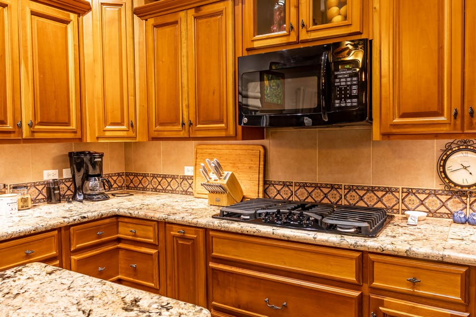 How about a coffee grinder and coffee pot1  Oh and a microwave too!