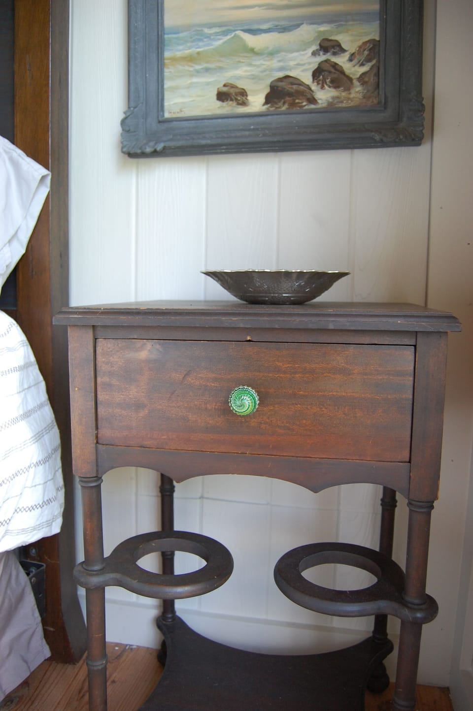 Glass drawer pull from our neighbors at Orbix Hot Glass