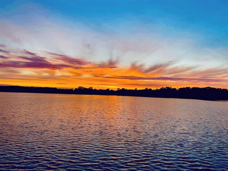 We get the most amazing sunsets here!