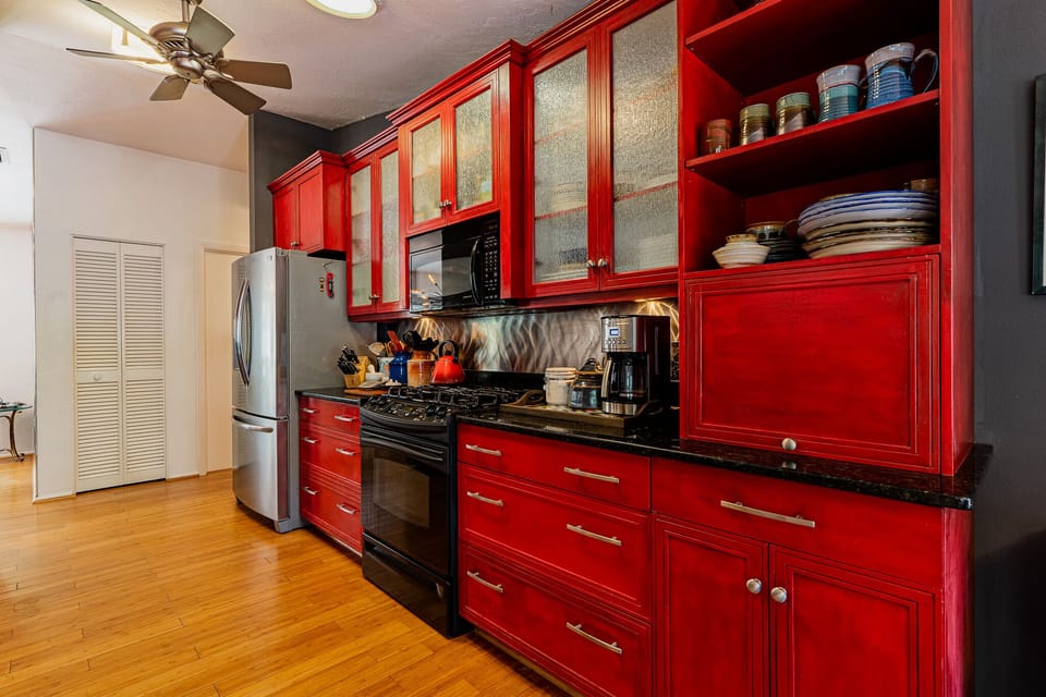 Updated appliances make this kitchen a little bit easier to work with