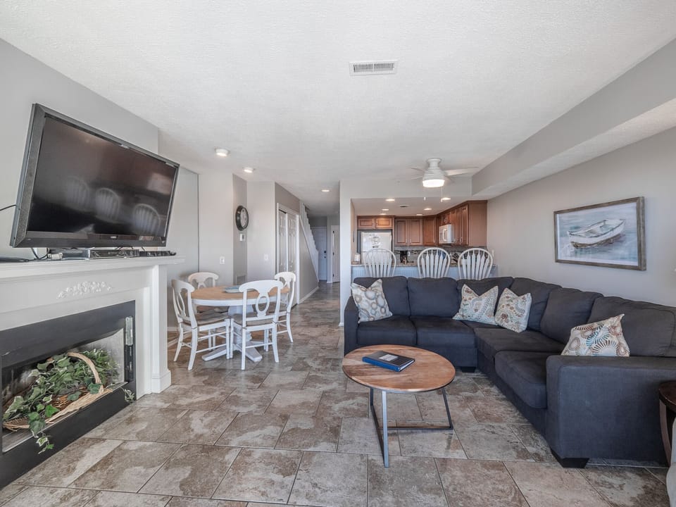 Living Room and Dining Area