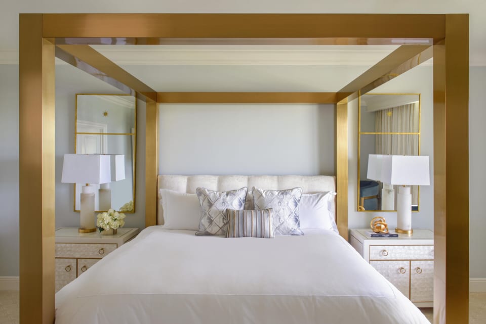 Premium bedding, down comforters, pillowtop beds, in-room safe