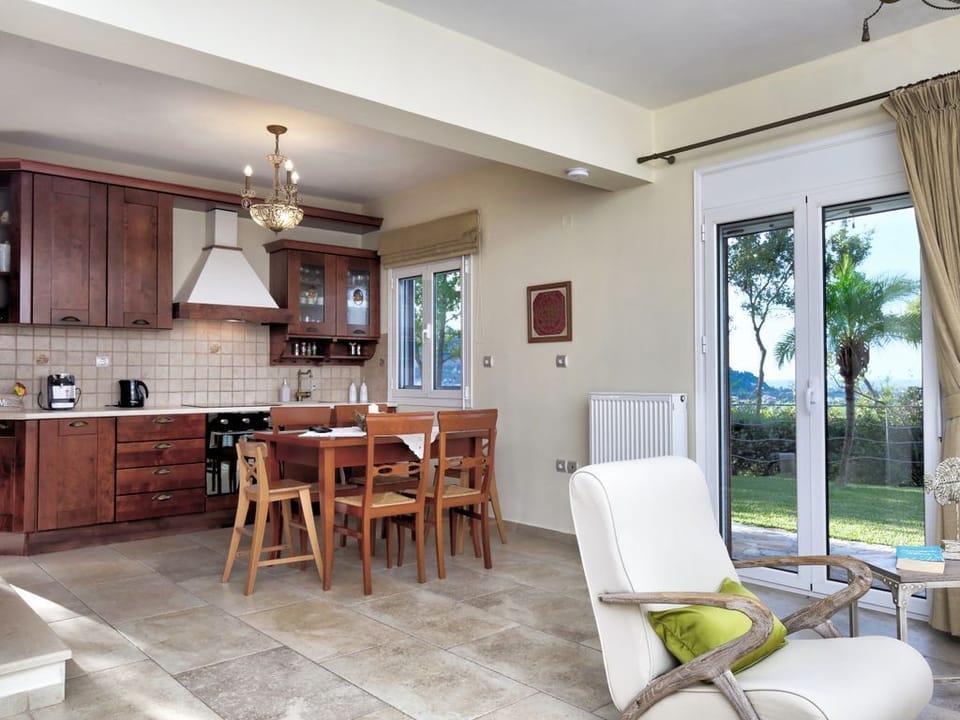 an open plan kitchen ,dinning area 