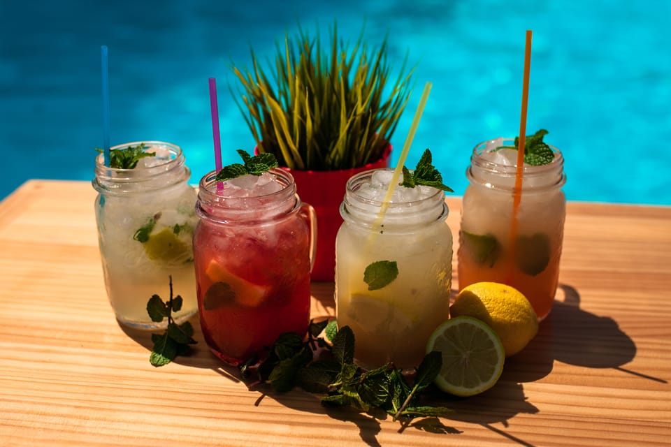 Poolside bar