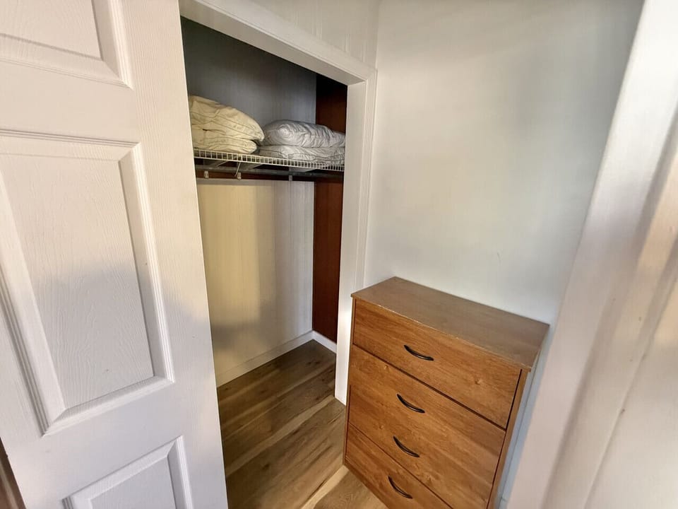 2nd Bedroom (full mattress) - Ceiling fan - Closet