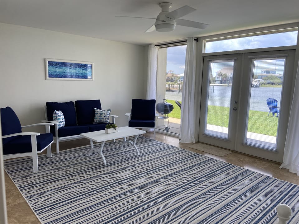 Sitting Area with view of bay on first floor