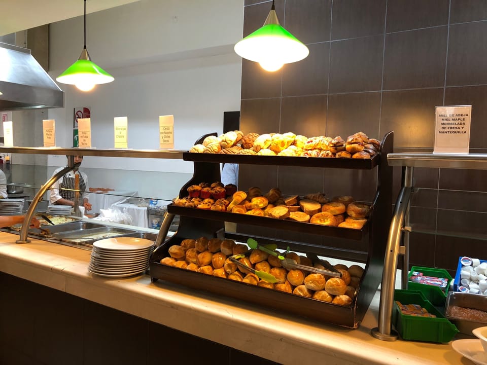 Daily buffet breakfast for a fee