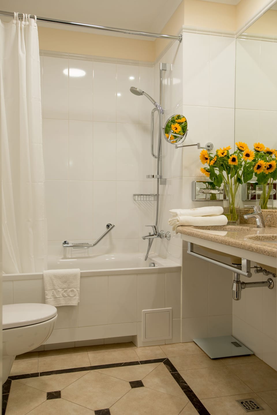 Free toiletries, hair dryer, bathrobes, slippers