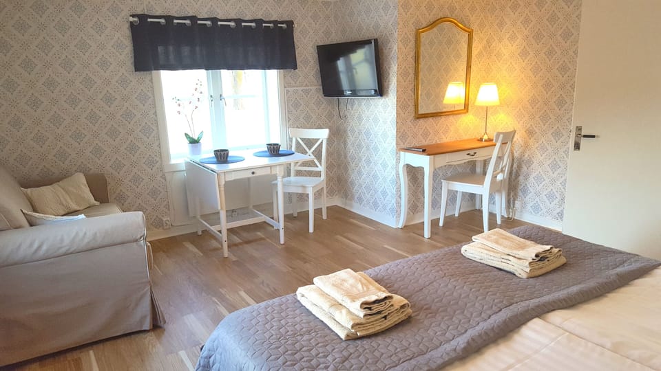 Standard Studio, 1 Bedroom, Kitchenette, Garden View | Living area | TV