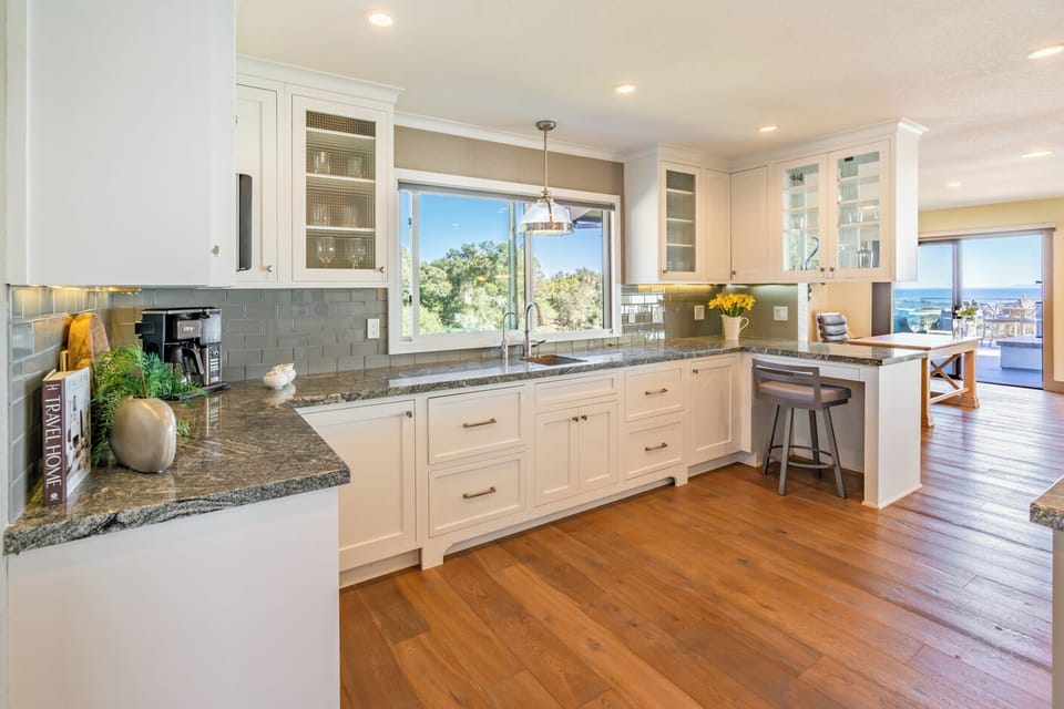 Ample counter space
