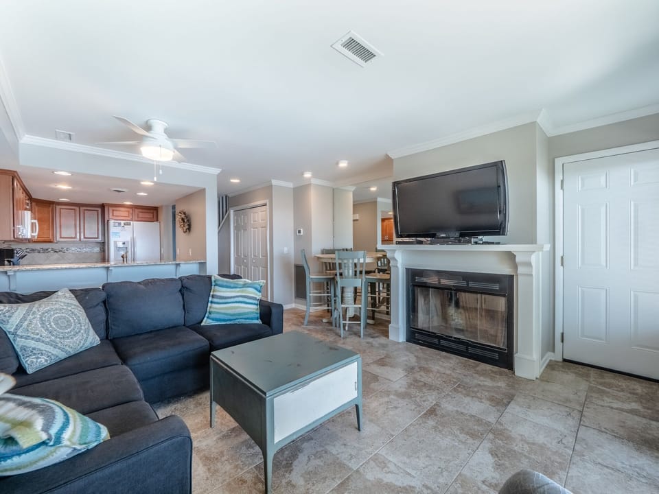 Living Room with Smart TV