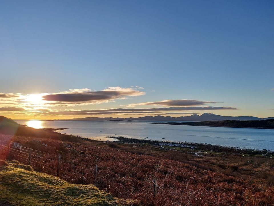 Sunset over Jura from Castle Sween | Ar Deireadh, Tayvallich