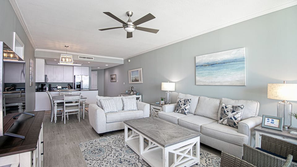 Spacious living area.