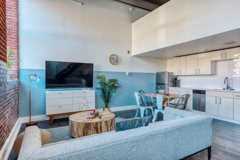 Large flat-screen TV perfect for movie night or family get-together