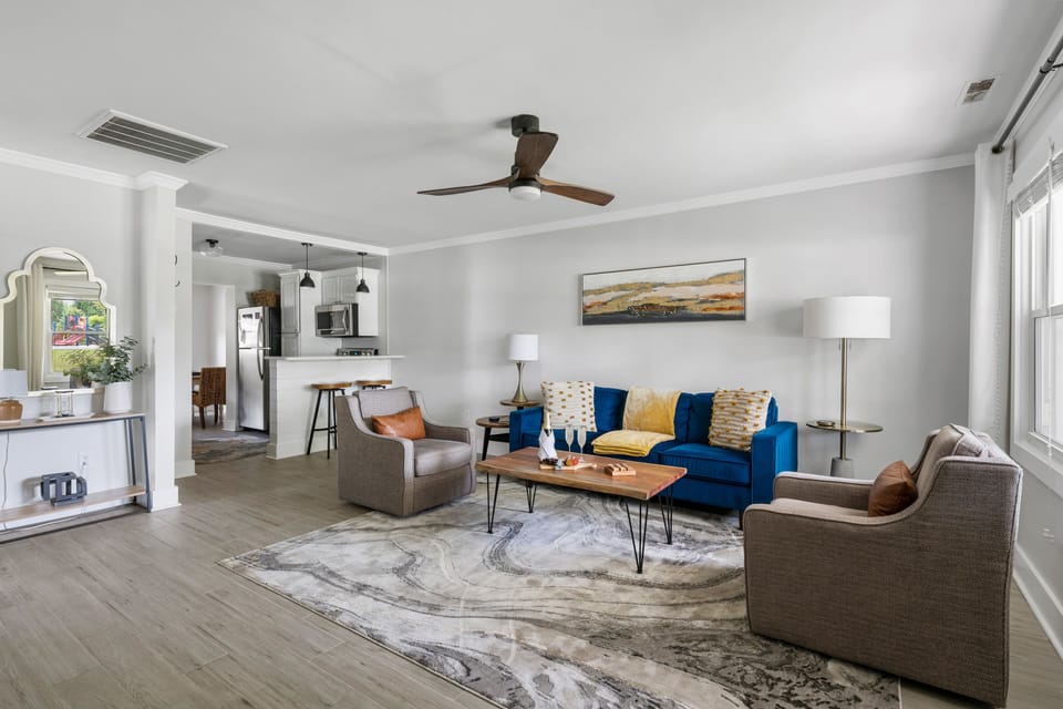 Open Concept Living Room and Kitchen