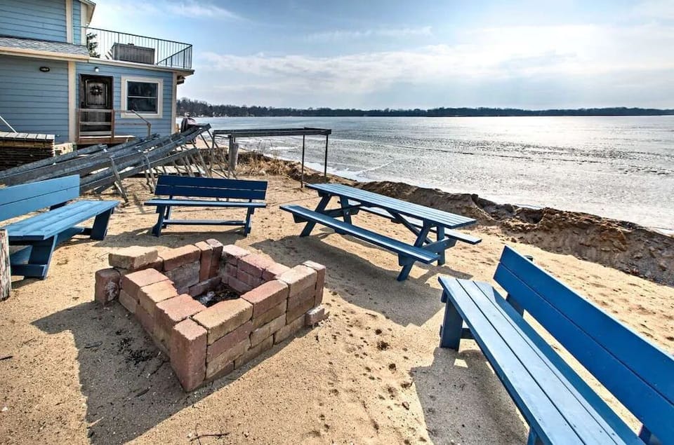 60 feet of private beach frontage for you to enjoy