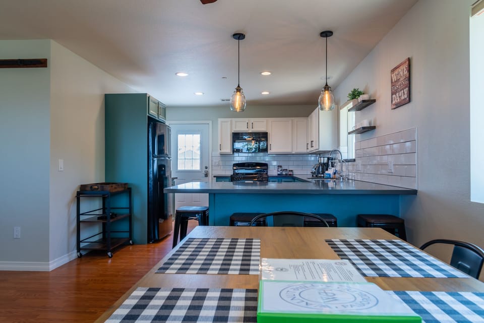 Dining Area with Open Kitchen
