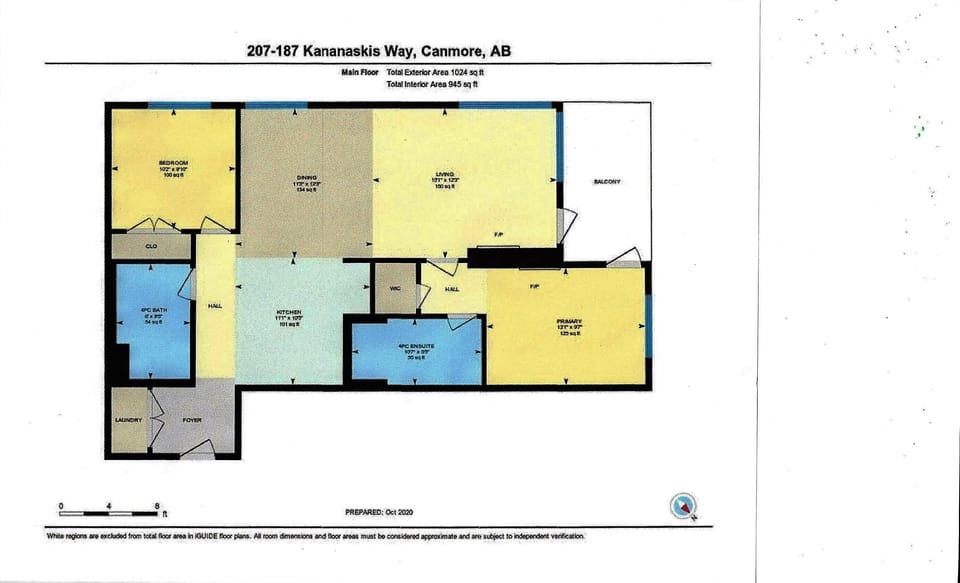 Floor Plan of Bow Suite 207