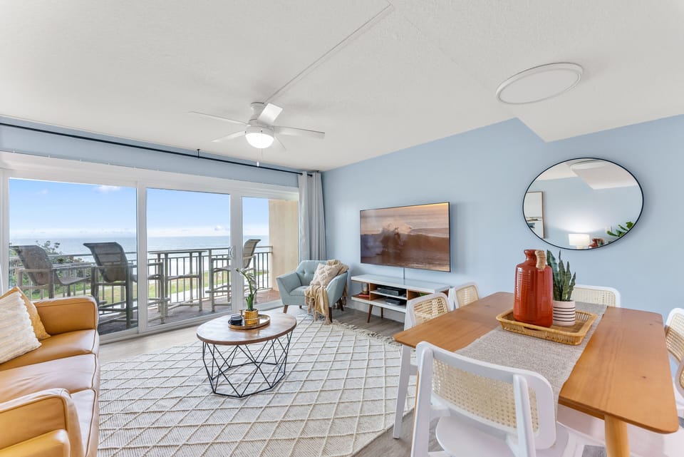 Dining table seats six