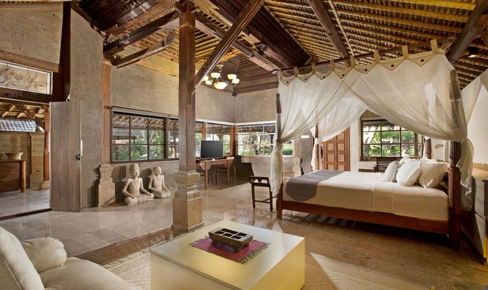 Ethnic One Bedroom Villa | Minibar, in-room safe, desk, iron/ironing board