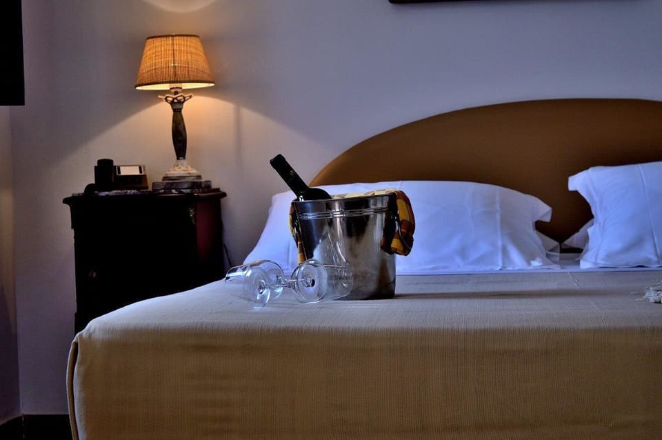 Select Comfort beds, minibar, in-room safe, desk